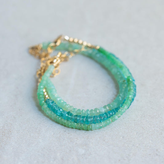 Last oneSmooth peridot rondel bracelet | Peridot bracelet | Dainty peridot bracelet | [EBPL1528] August birthstone jewelry | Natural peridot