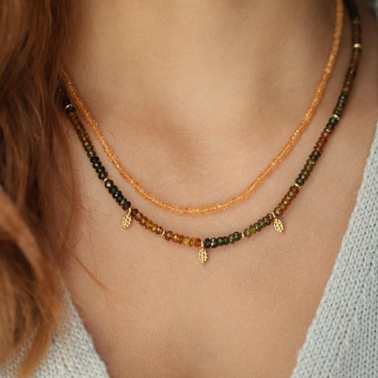 Orange Sapphire -Vital, Grounded & Full of Life -14K