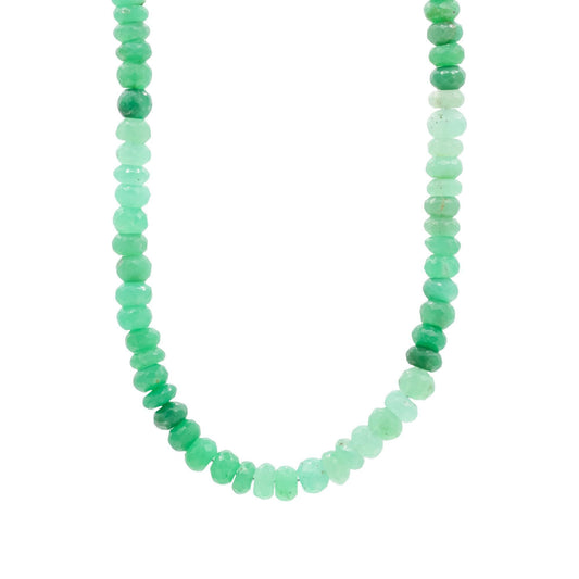 Chrysoprase Necklace -14K