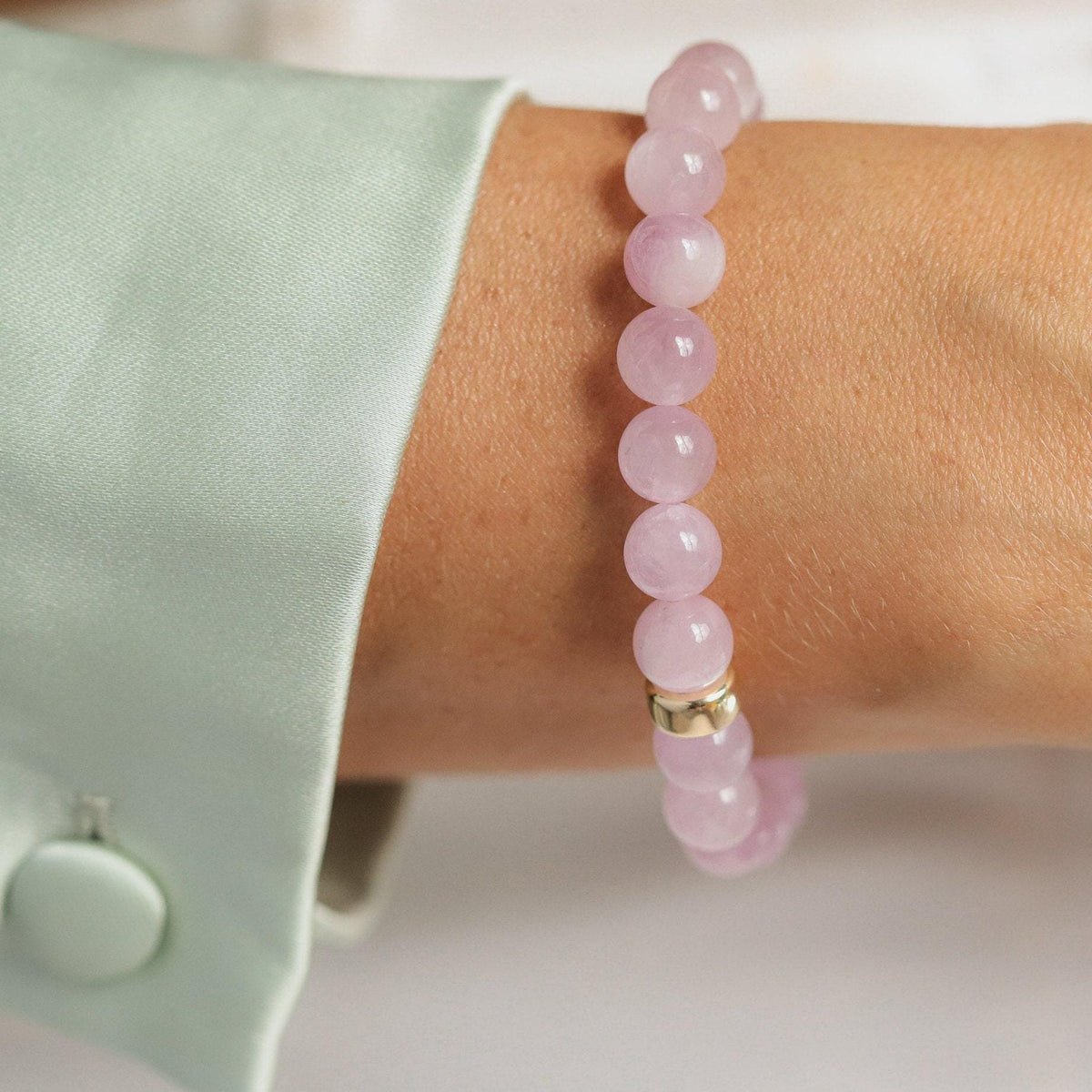 Kunzite Heart-Centered Power bracelet