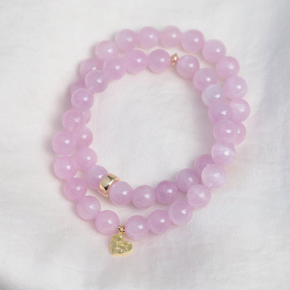 Kunzite Heart-Centered Power bracelet