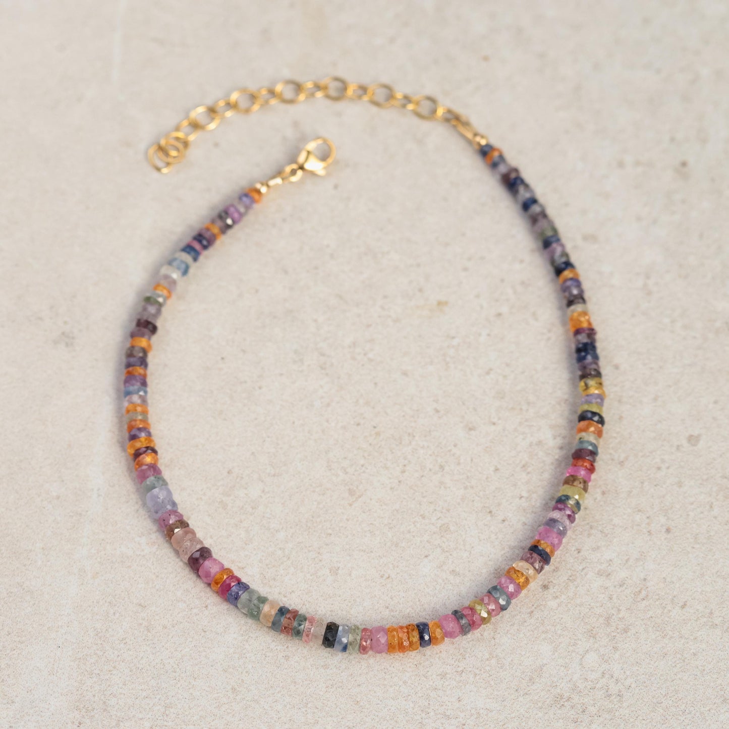 Multi-Sapphire Anklet
