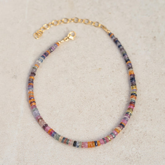 Multi-Sapphire Anklet