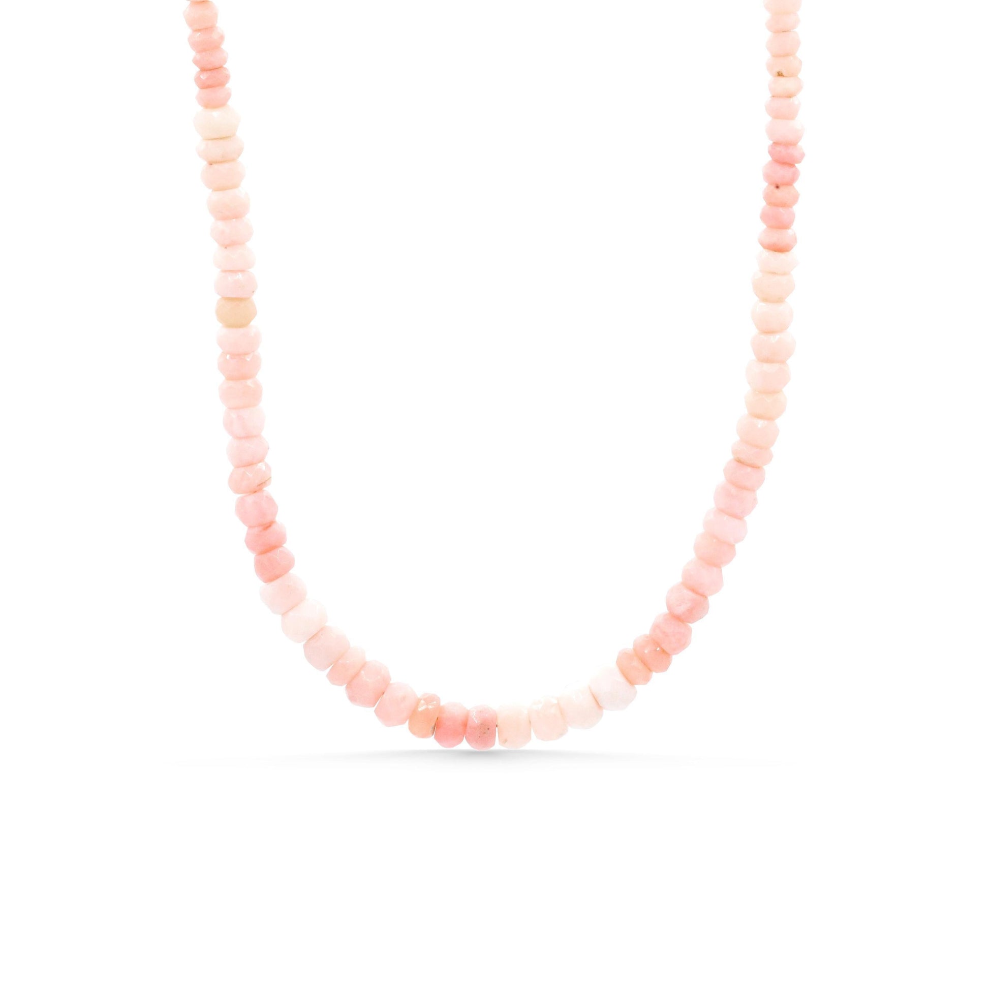 Pink Opal Necklace - 14K Gold Filled