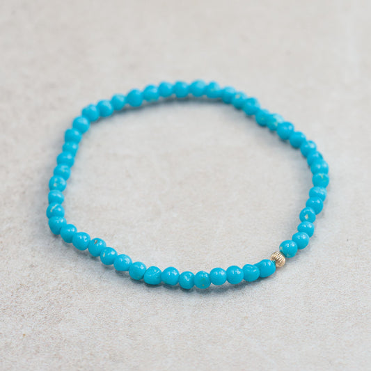 Sleeping Beauty Nugget Stretch - 14K