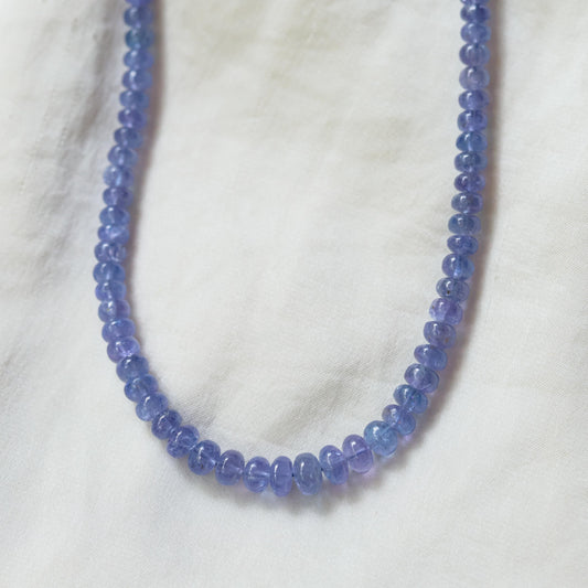 AAAA+ Tanzanite Necklace - 14K