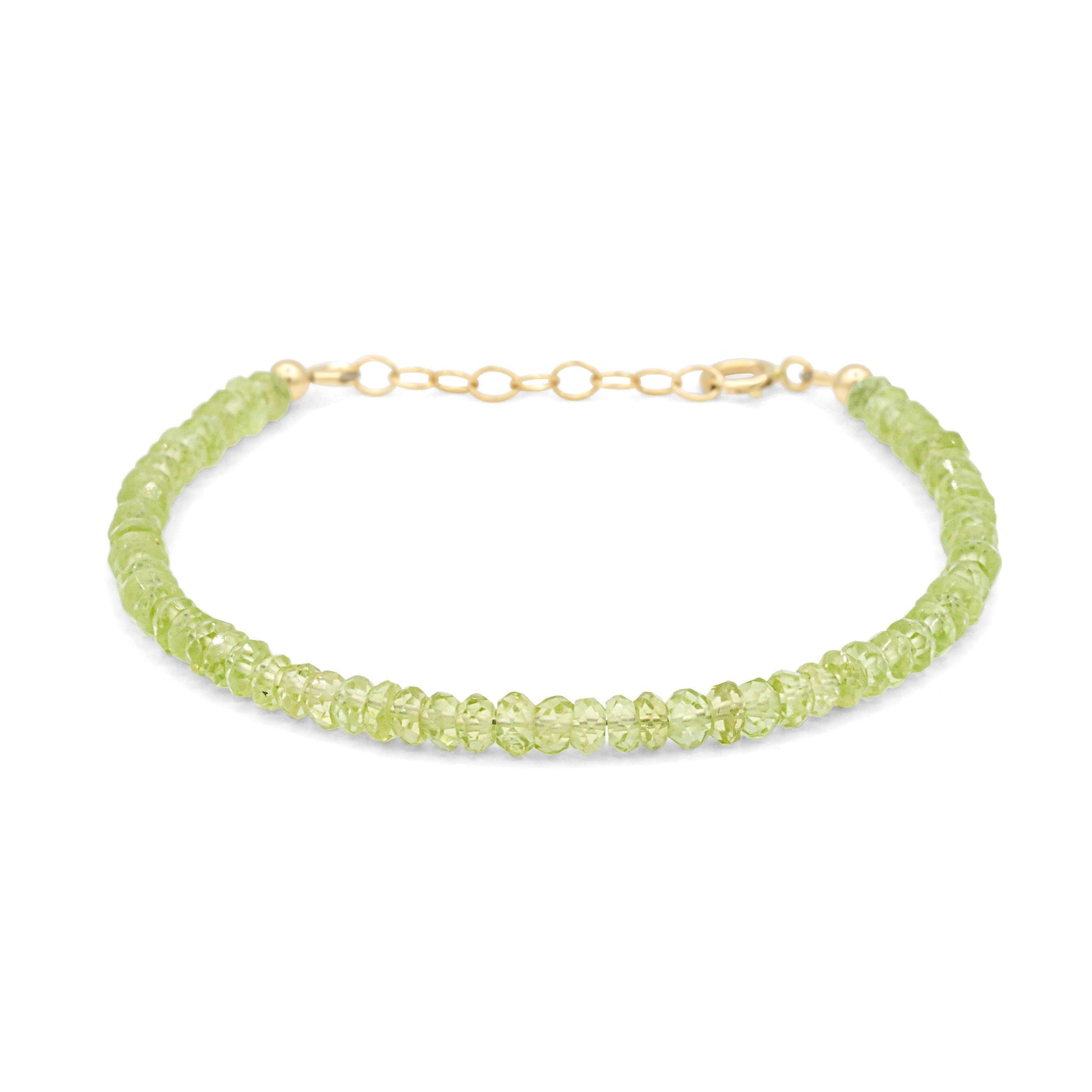 Peridot Bracelet - 14K
