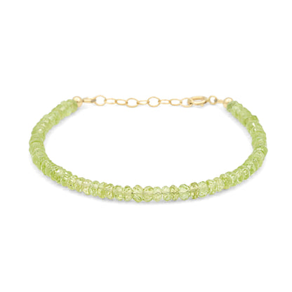 Peridot Bracelet - 14K