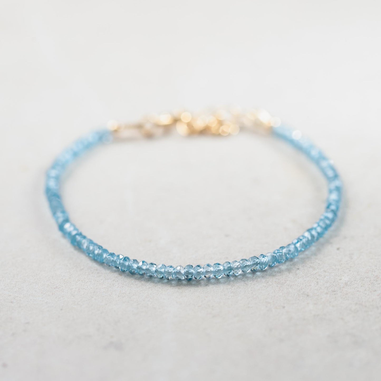 London Blue Topaz Bracelet - 14K Gold Filled
