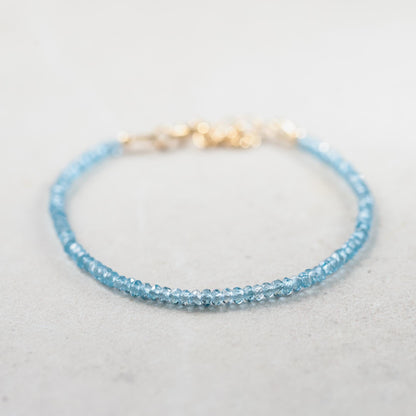 London Blue Topaz Bracelet - 14K Gold Filled