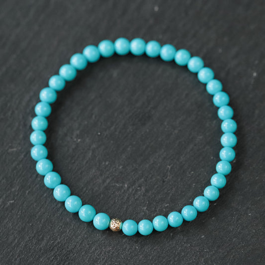 Sleeping Beauty Turquoise Stretch - 14K