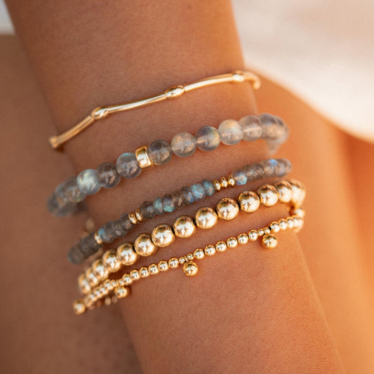 Labradorite Bracelet - 14K