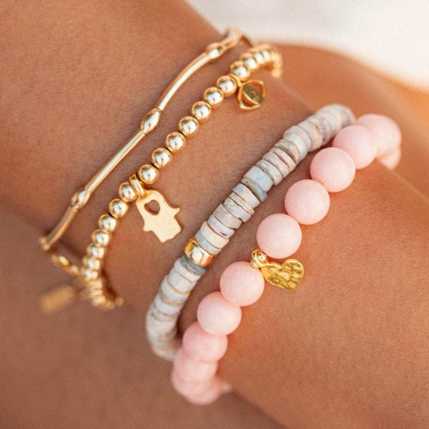 Australian Opal Heishi Bracelet