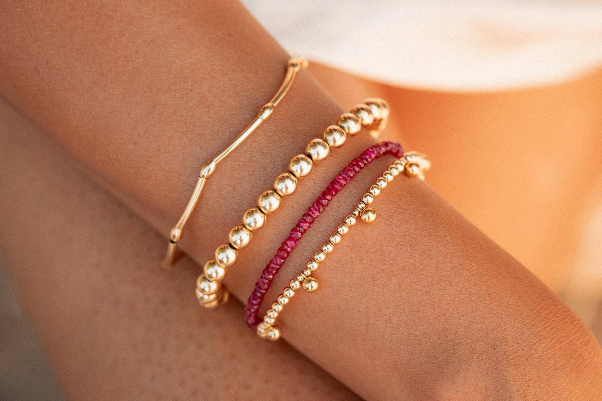 Longido ruby bracelet