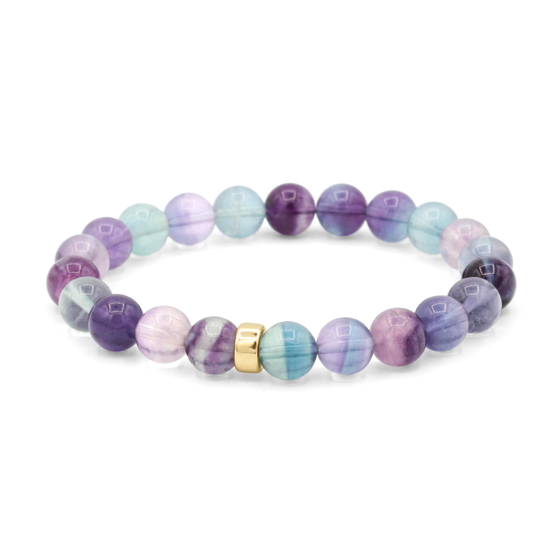 Rainbow Fluorite Bracelet – Clarity, Balance & Calm