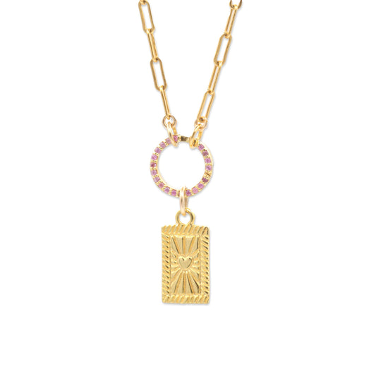 Paperclip Carabiner Necklace