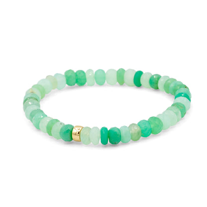 Verde Mare Bracelet Chrysoprase beaded bracelet, genuine chrysoprase, chrysoprase beaded bracelet, chrysoprase, chrysoprase AAA+