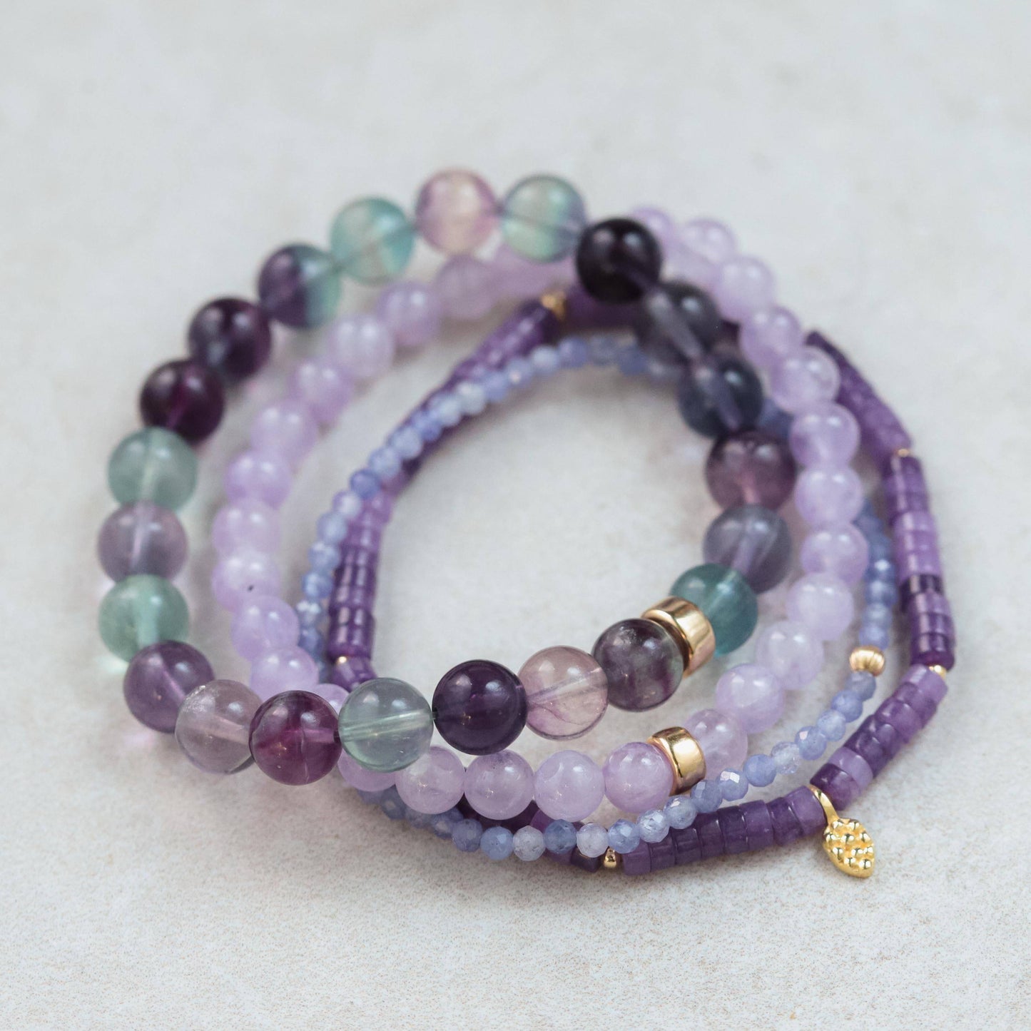 Rainbow Fluorite Bracelet – Clarity, Balance & Calm