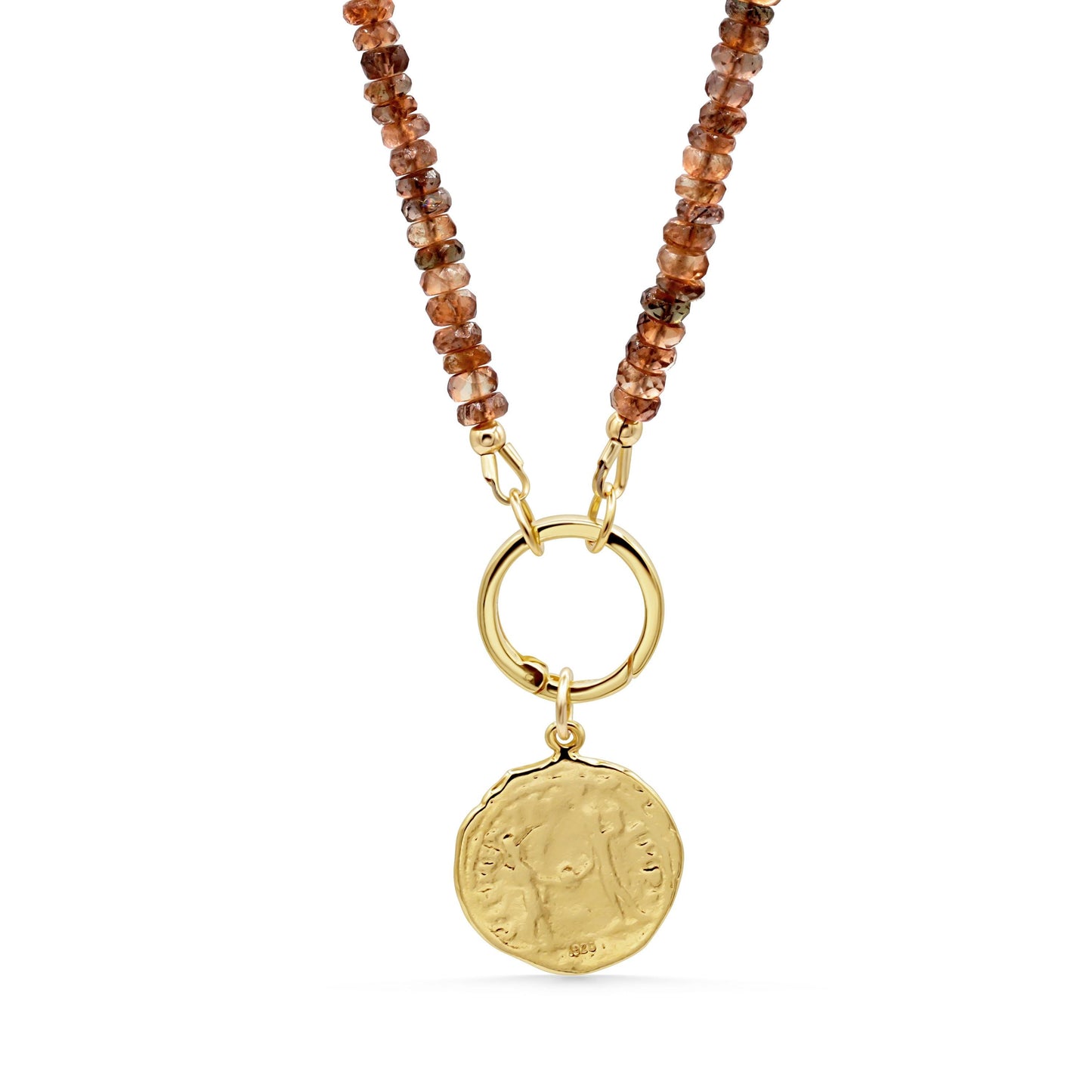 Andalusite Necklace | Andalusite Beaded Necklace | [ENAP1126] Andalusite necklace for women | AAAA+ Andalusite | real Andalusite