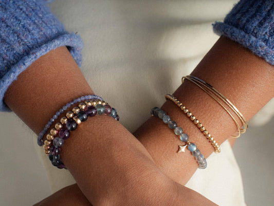 Rainbow Fluorite Bracelet – Clarity, Balance & Calm