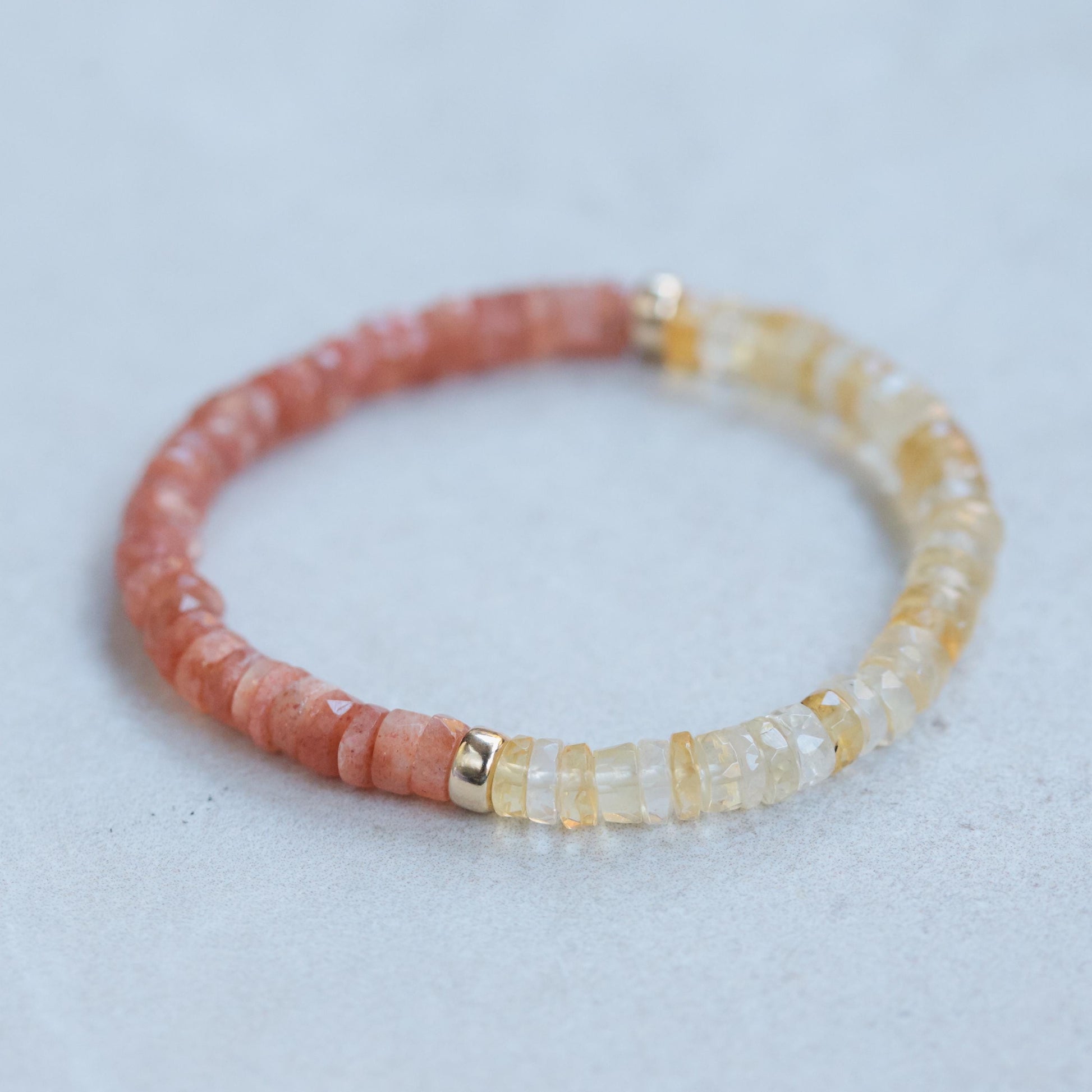 aaaa+ Sunstone Bracelet | Genuine sunstone bracelet | Sunstone gold bracelet | Sunstone solar plexus chakra | AAA+ sunstone *bss