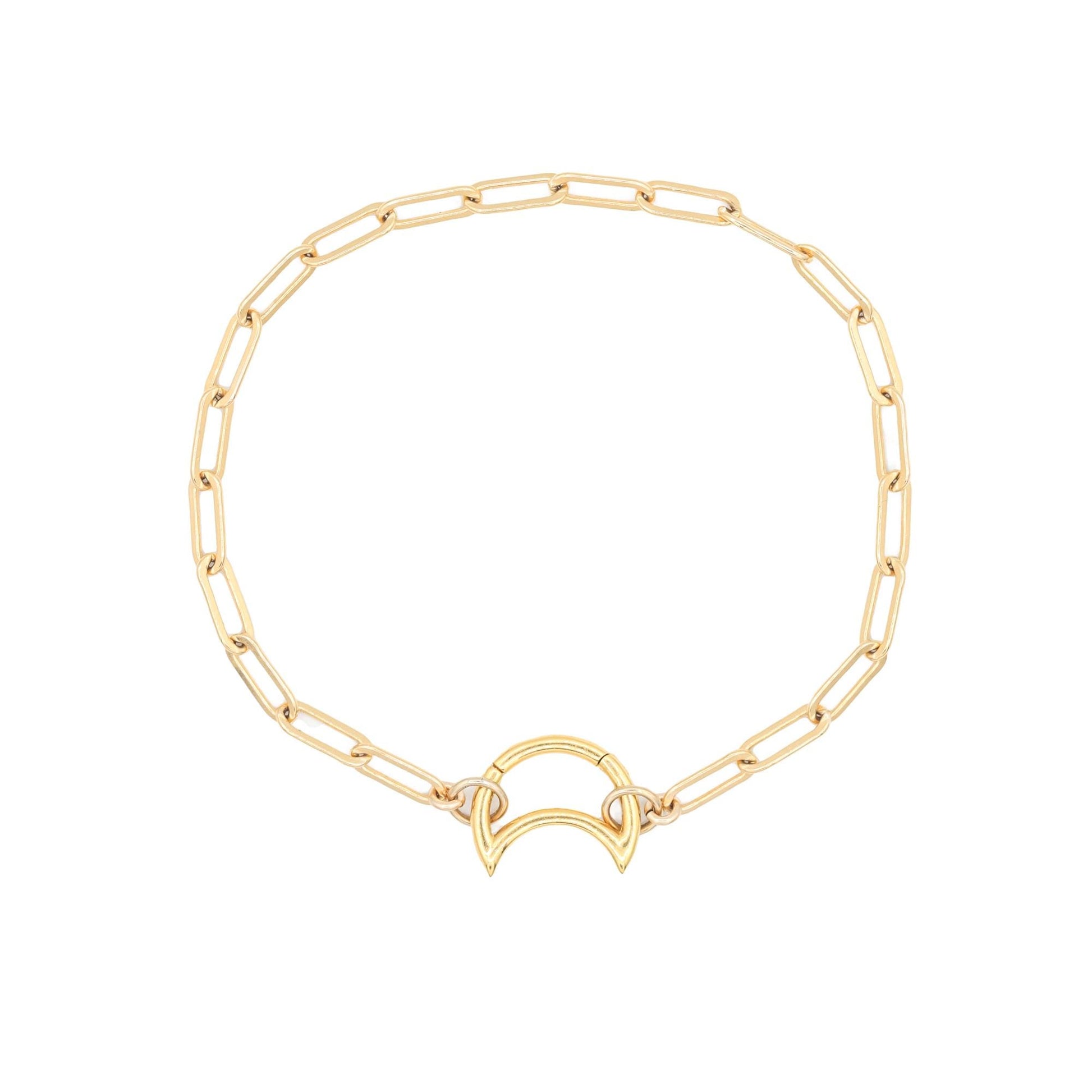 Carabiner Paperclip Bracelet
