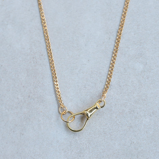 14K gold filled curb chain, gold fill everyday necklace, swivel clasp gold filled necklace, clasp in front gold necklace, gold everyday