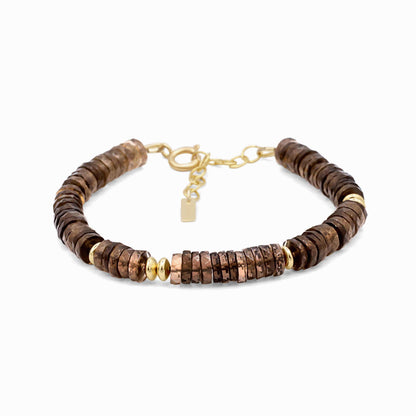 Smoky Quartz Bracelet | Dainty smoky quartz bracelet | [EBSP3013] Grounding Root Chakra | Dainty smoky quartz bracelet | smoky quartz *G