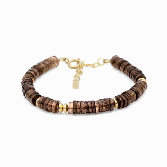 Smoky Quartz Bracelet | Dainty smoky quartz bracelet | [EBSP3013] Grounding Root Chakra | Dainty smoky quartz bracelet | smoky quartz *G