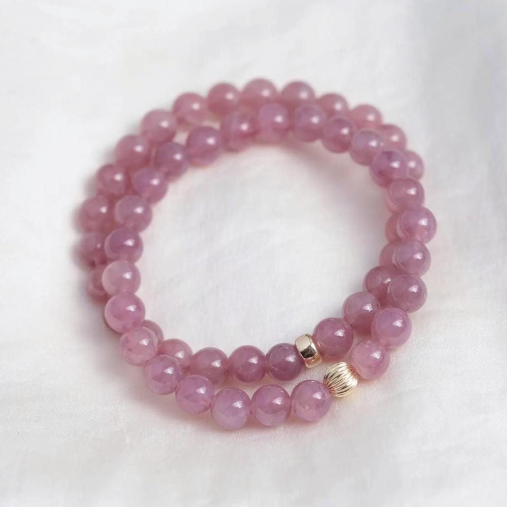 Madagascar Rose Quartz Bracelet - 14K