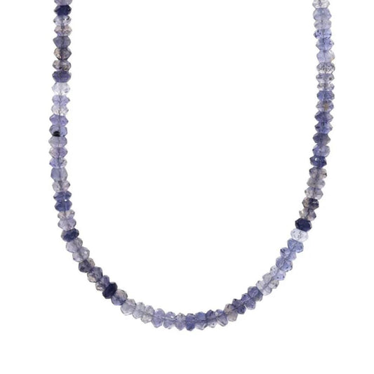 Iolite Necklace - 14K