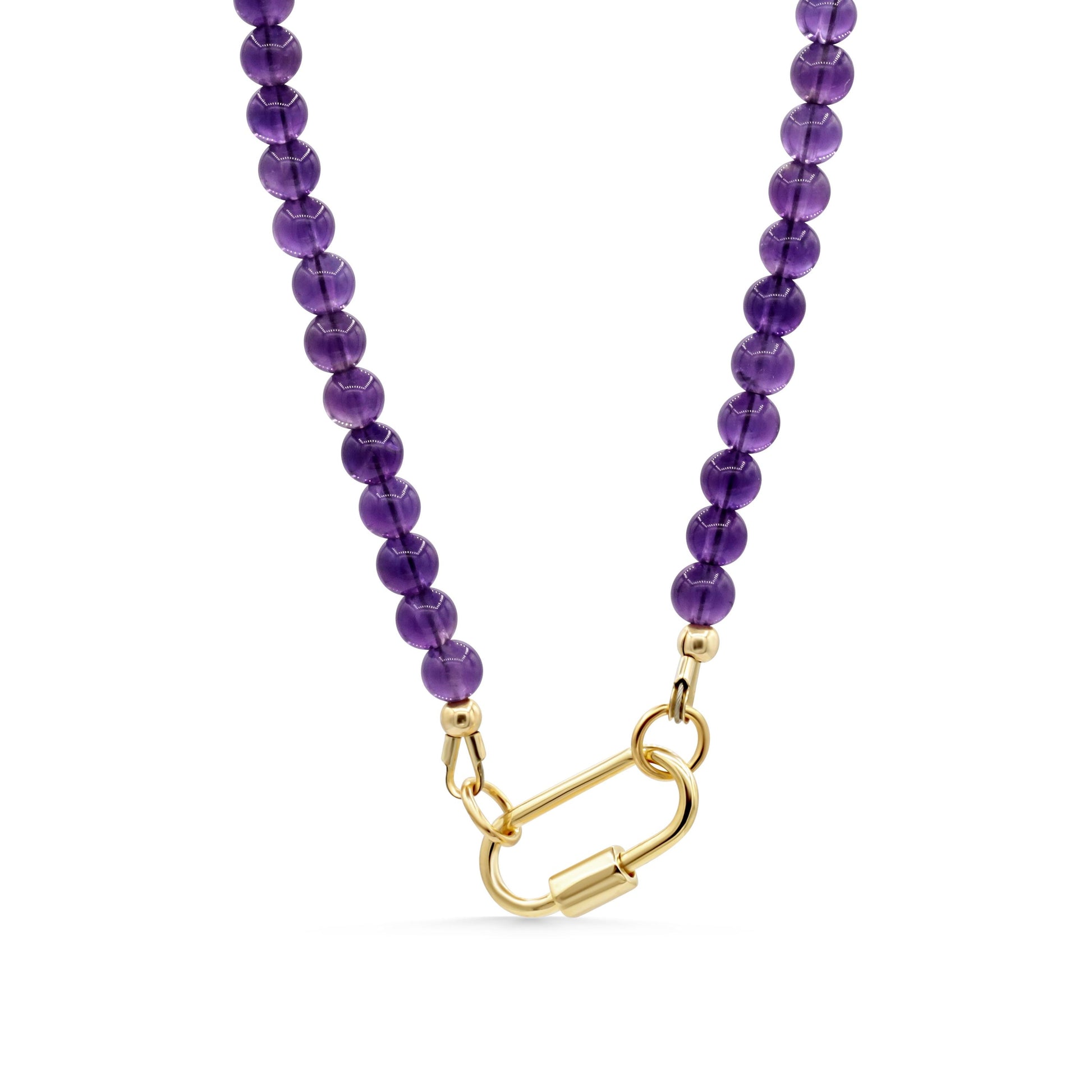 Amethyst 4mm | AAAA+ Amethyst Choker | Amethyst gold jewelry | Healing Amethyst jewelry | Gemstone statement Amethyst