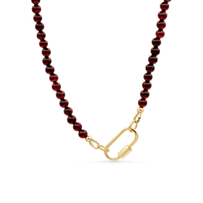 Garnet 4mm | AAAA+ Garnet Choker | Garnet gold jewelry | Healing Garnet jewelry | Gemstone statement Garnet
