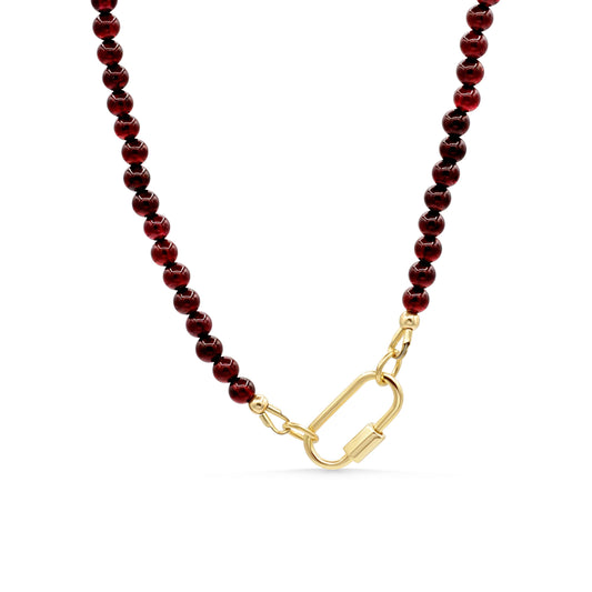 Garnet 4mm | AAAA+ Garnet Choker | Garnet gold jewelry | Healing Garnet jewelry | Gemstone statement Garnet