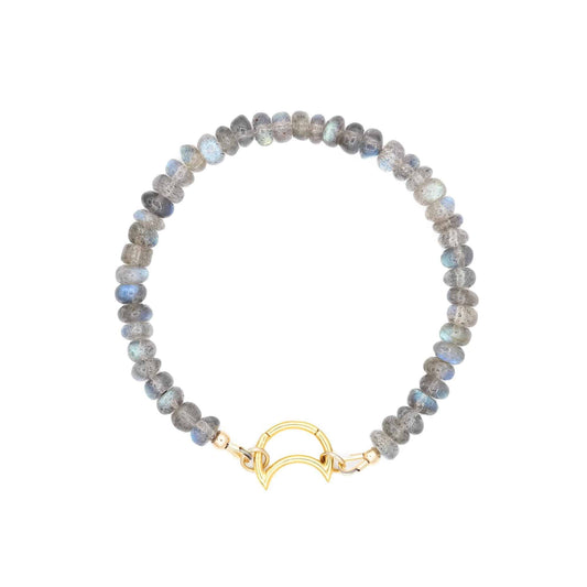 Labradorite Carabiner Bracelet