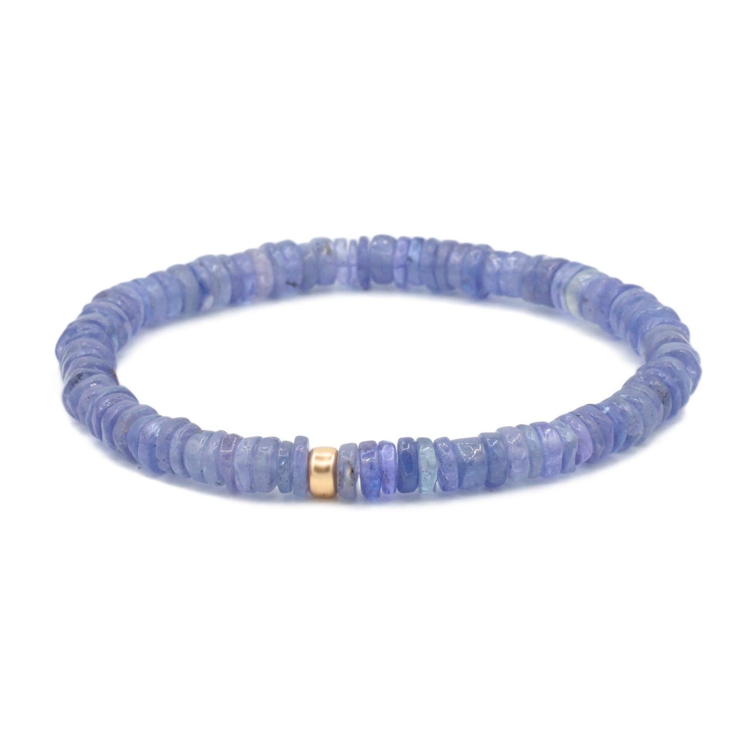 Tanzanite Stretch Bracelet, beaded tanzanite bracelet, genuine tanzanite bracelet, Natural tanzanite bracelet, Tanzanite