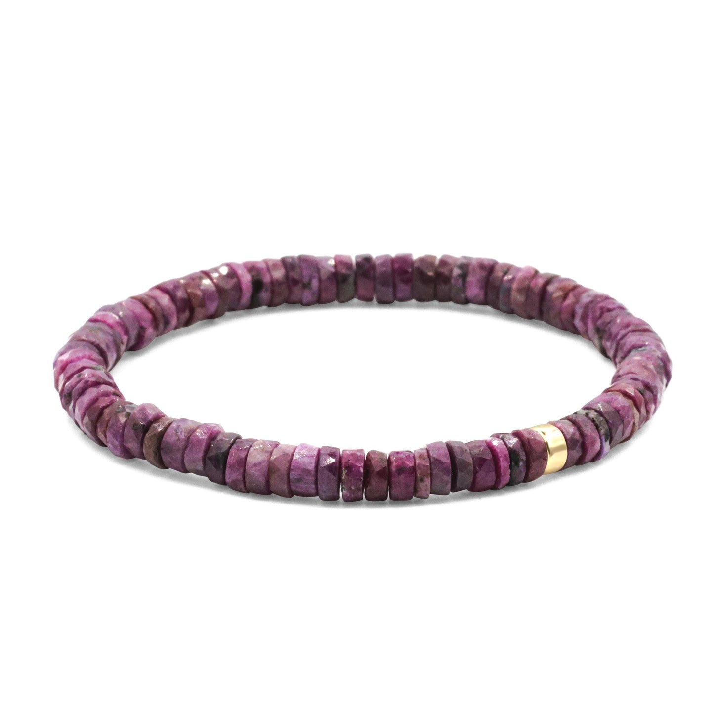 Ruby Heishi bracelet