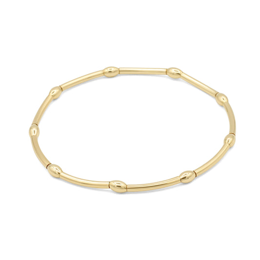 14K gold filled | beaded gold filled jewelry | minimalist gold filled beaded bracelet | yellow gold filled