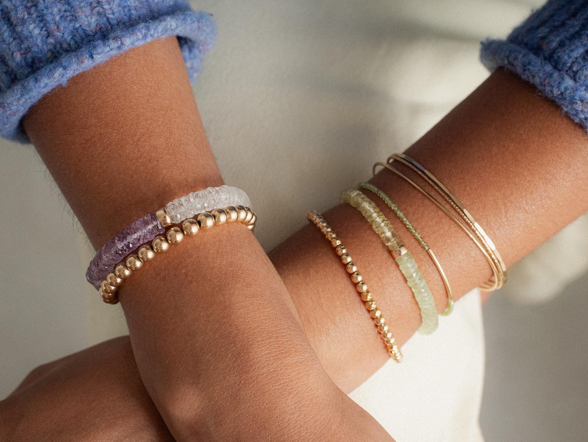 Peridot bracelet | dainty Peridot jewelry | Peridot bracelet | [EBPP2139] women's Peridot jewelry | tiny gemstone bracelet