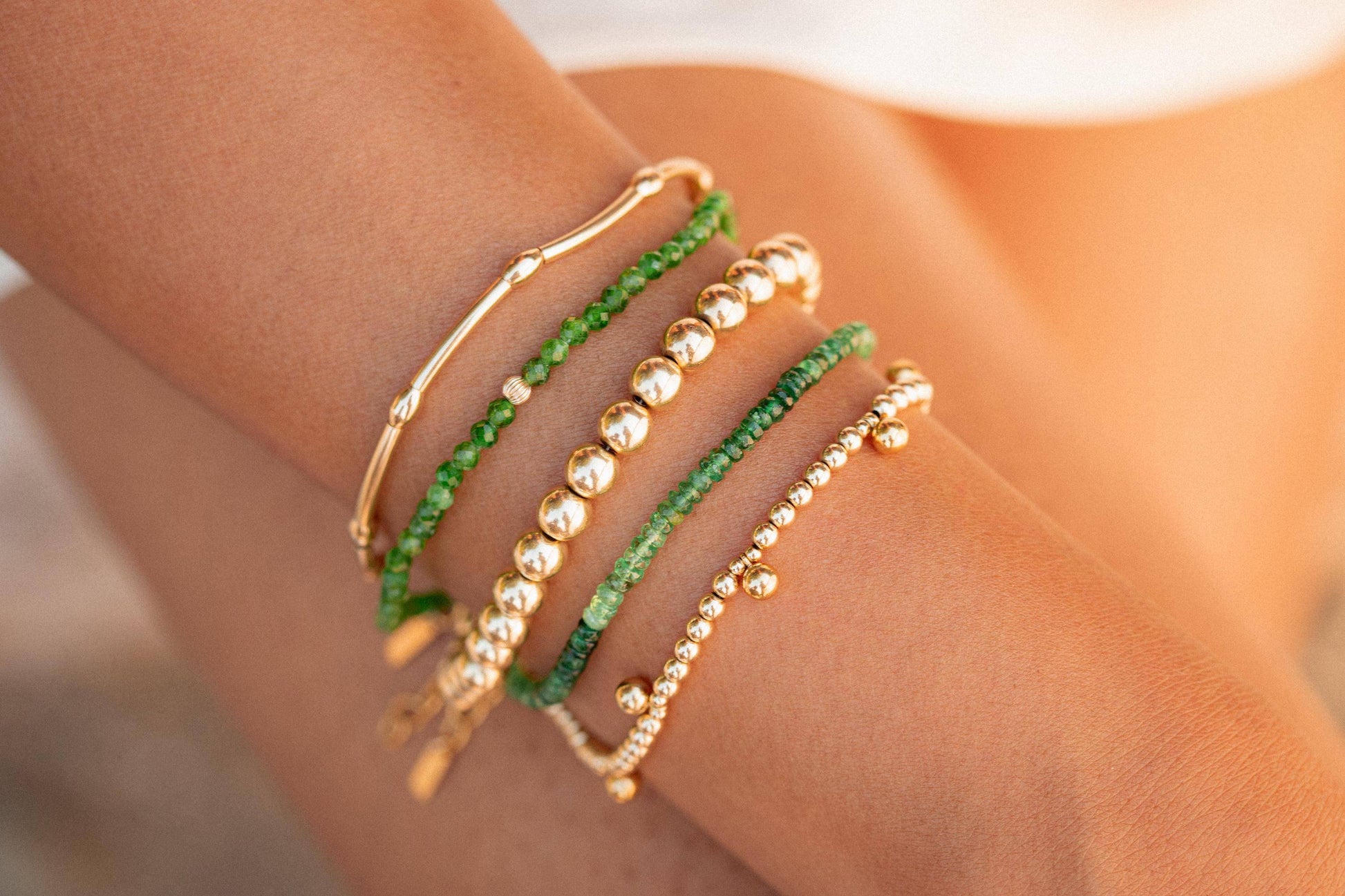 Chrome Diopside 3mm - 14K