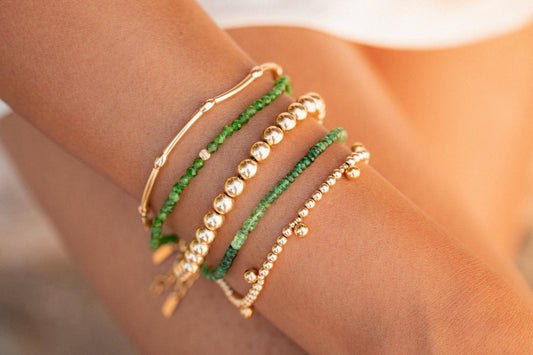 Chrome Diopside 3mm - 14K