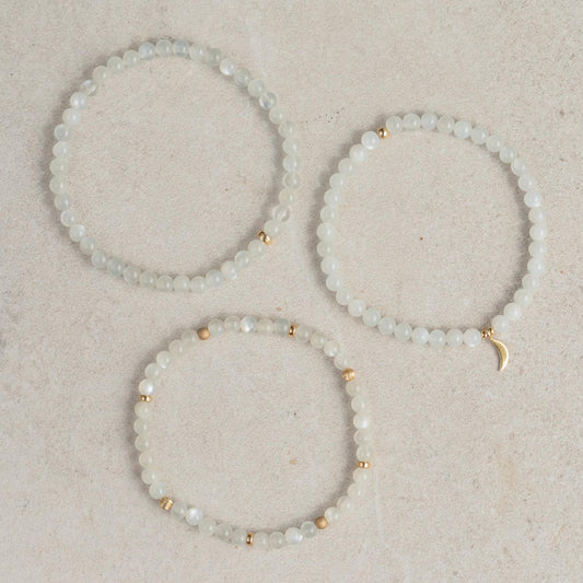 14K gold filled Moonstone Bracelet