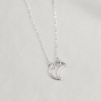 Carabiner Sterling silver, Paperclip Chain Necklace, [ENSP1027] sterling silver carabiner necklace, everyday sterling silver necklace