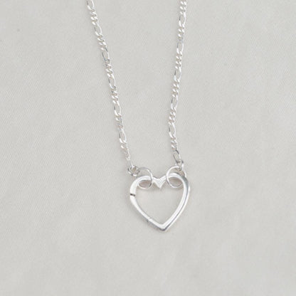 Carabiner Sterling silver, Paperclip Chain Necklace, [ENSP1027] sterling silver carabiner necklace, everyday sterling silver necklace