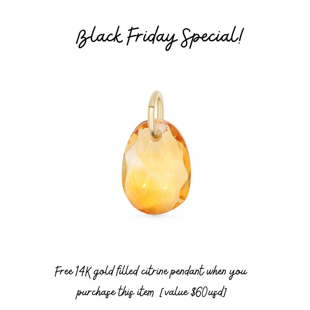 Citrine Bracelet - 14K Gold Filled