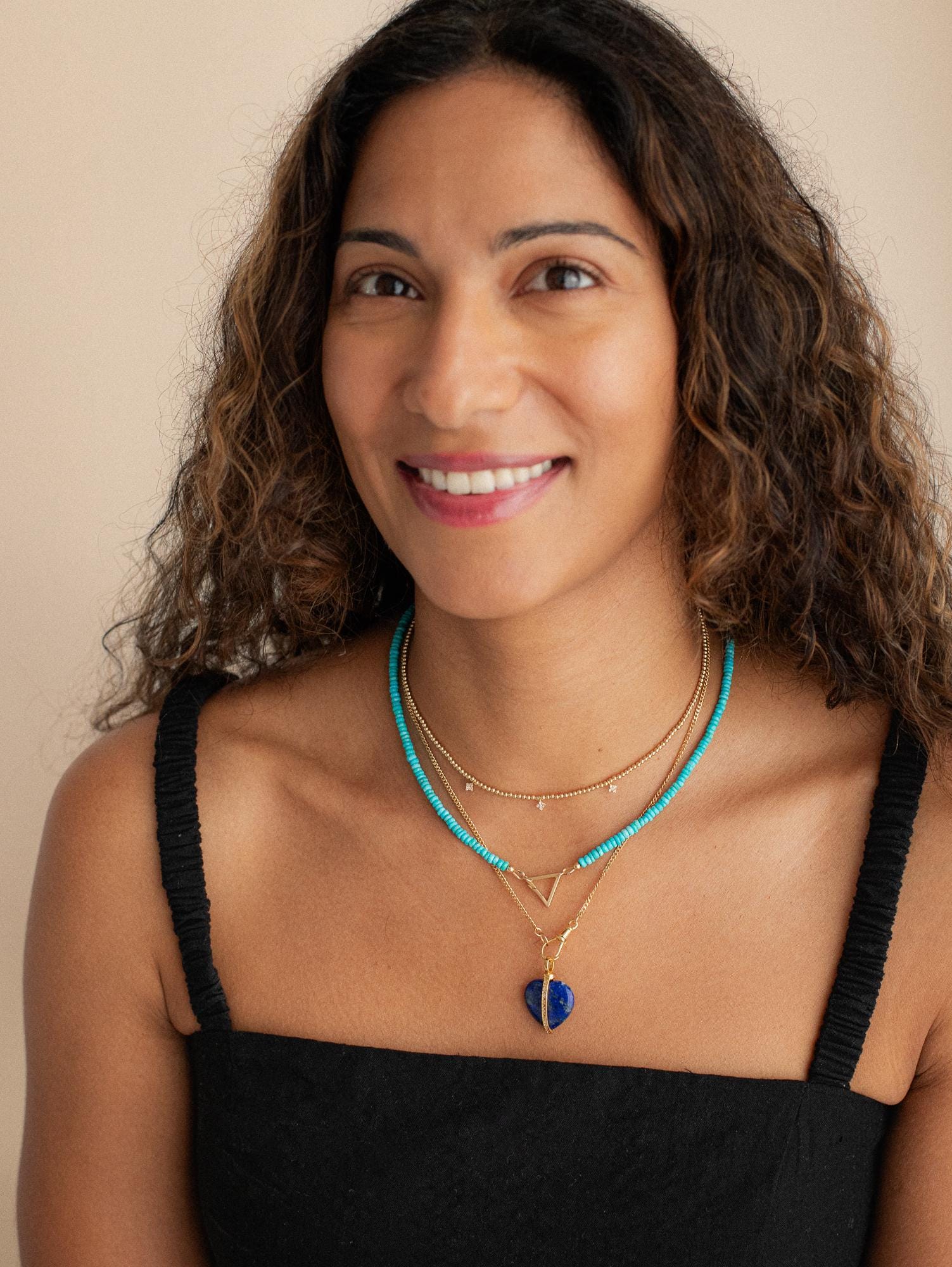 Sleeping Beauty Necklace - 14K