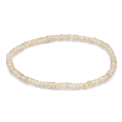 14K GOLD Zircon Bracelet | dainty genuine zircon jewelry, zircon bracelet, Quality Genuine Zircon, zircon stretch bracelet