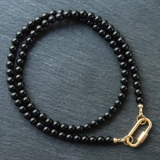 Malachite 4mm | AAAA+ Malachite Choker [ENMM2007] | Malachite gold jewelry | Healing malachite jewelry | Gemstone statement