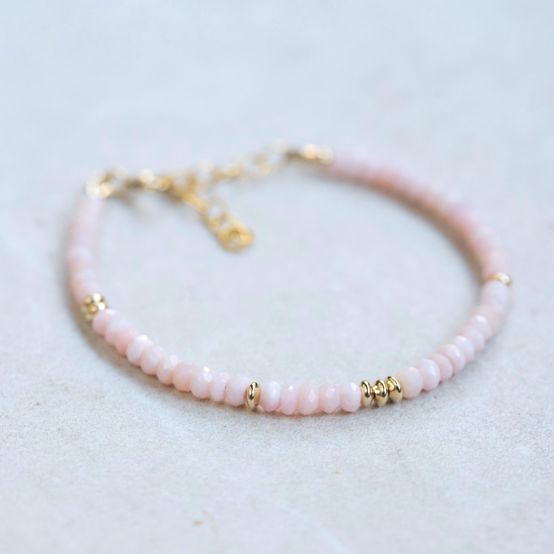 Blush Pink Opal Bracelet