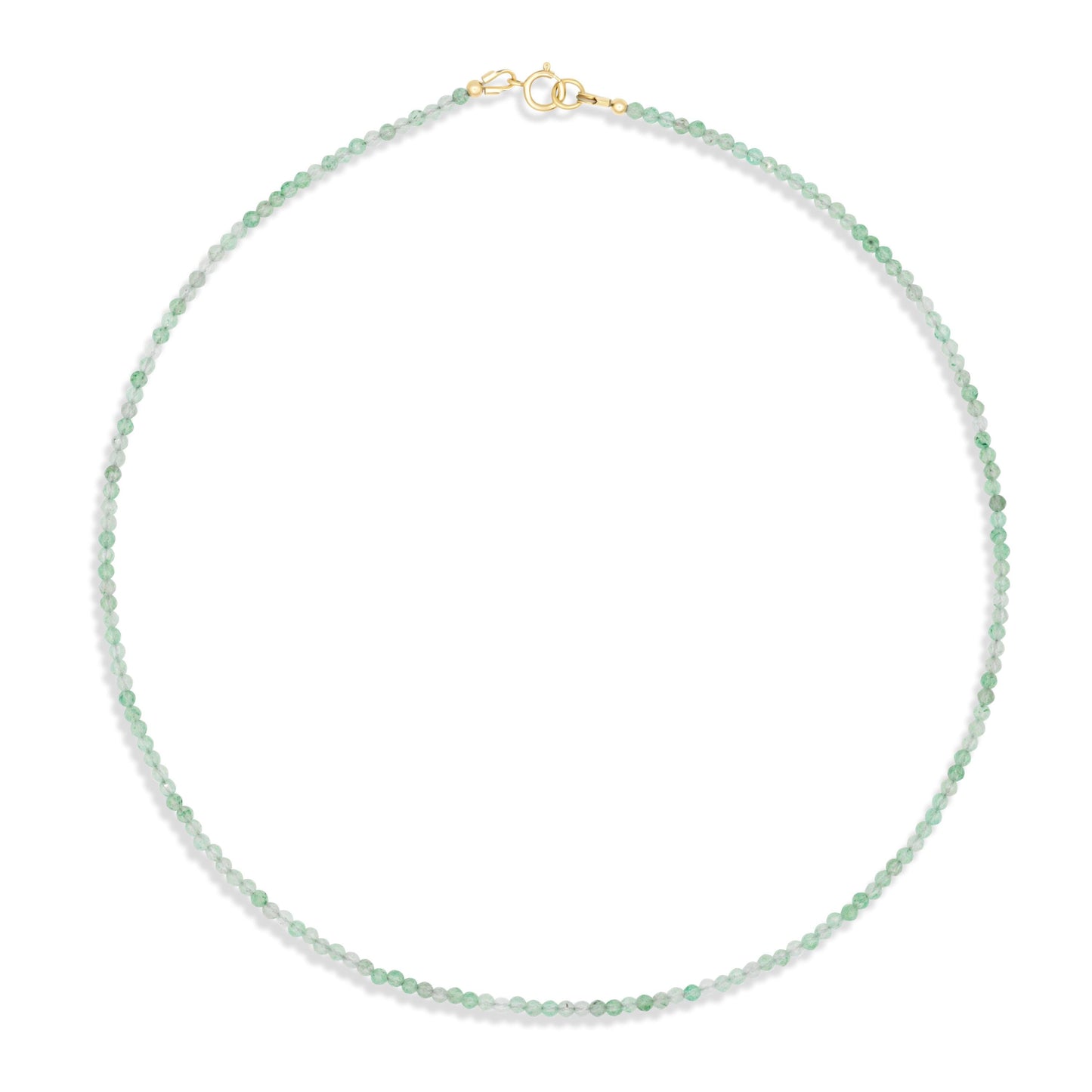 Aventurine necklace, 2mm beaded aventurine necklace, aventurine [ENTM1498] beaded choker, dainty aventurine necklace, aventurine